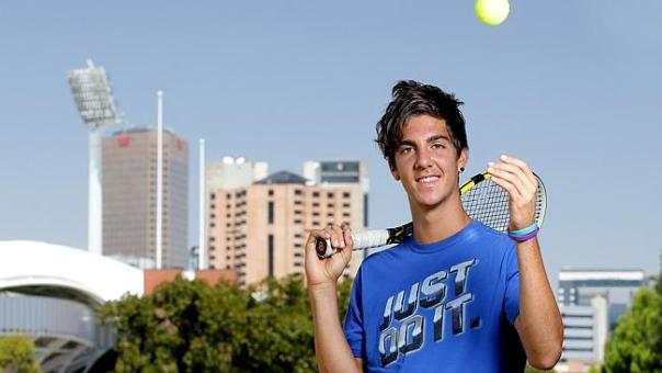 Kokkinakis with his lesbian chic hair 