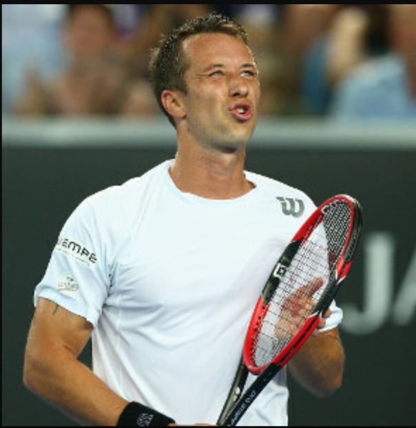 #6 Kohlschreiber, she wants to be all over that MOUTH